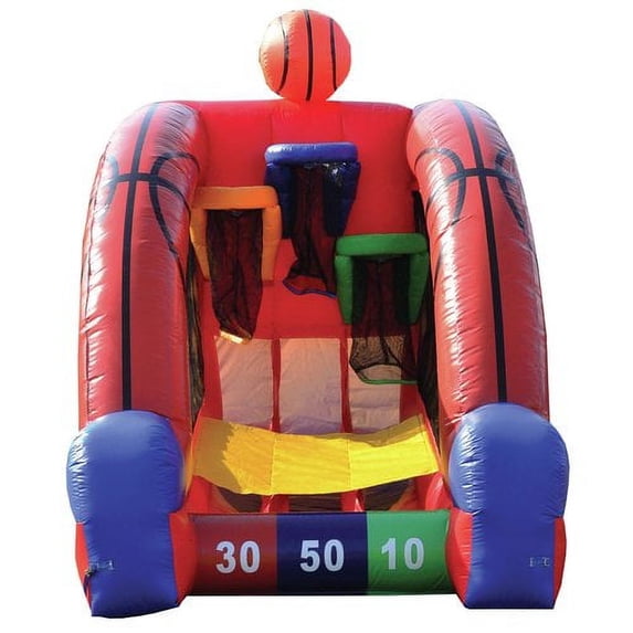 JumpOrange Inflatable Basketball Game Bounce House