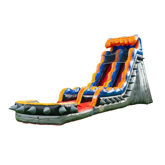 JumpOrange Rocker 19 ft Commercial Grade Inflatable Water Slide with Pool (with Blower)