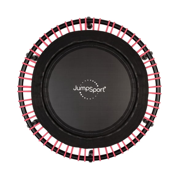 JumpSport 230 Workout Rebounder for Adults, 39" Mini Fitness Trampoline, Black