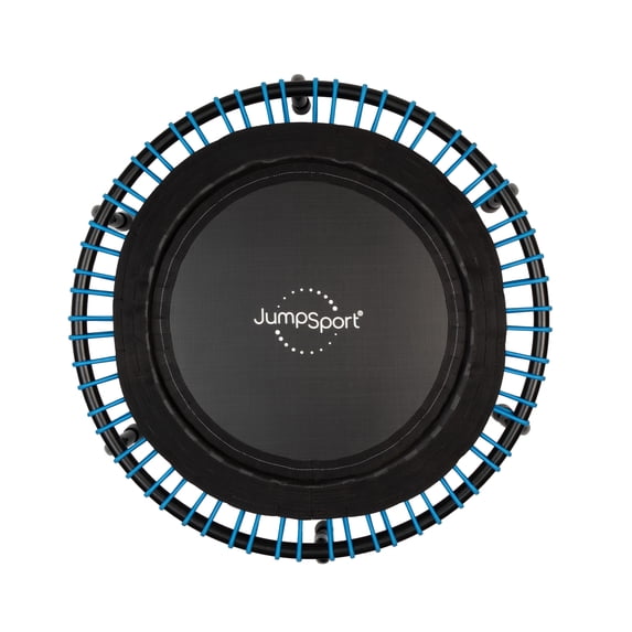 JumpSport 230 Workout Rebounder for Adults, 39" Mini Fitness Trampoline, Black