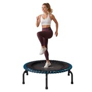 JumpSport 250 Rebounder for Jumping Workouts, 39 in Mini Fitness Trampoline, Black