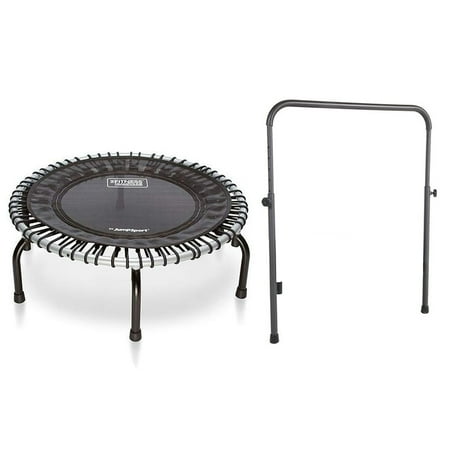 JumpSport 350 Indoor 39-Inch Mini Trampoline and Handle Bar Accessory