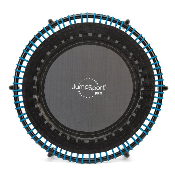 JumpSport 350 PRO 39 Inch Trampoline with Blue EnduroLast Elastic Cords