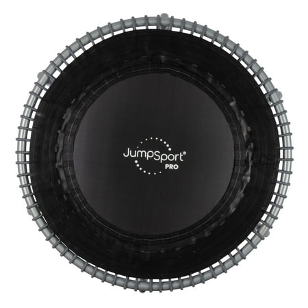 JumpSport 350 PRO Fitness Trampoline, Cardio Workout Equipment, 39 Inch, Graphite