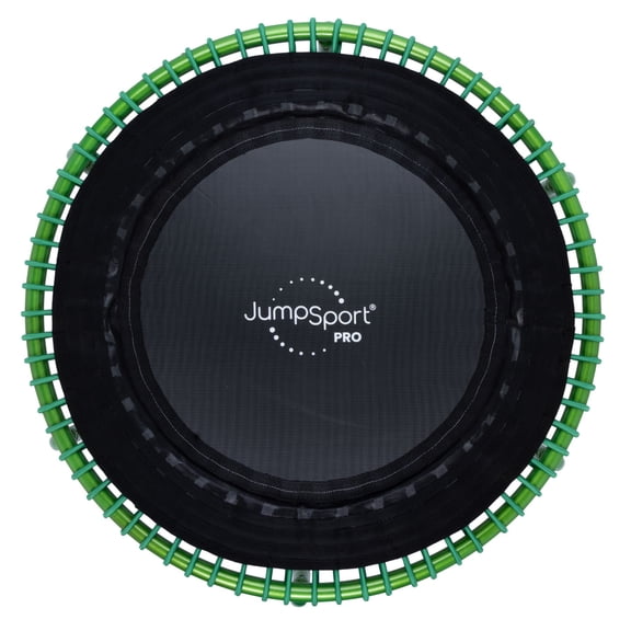 JumpSport 350 PRO Fitness Trampoline, Cardio Workout Equipment, 39 Inch, Green