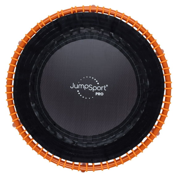 JumpSport 350 PRO Fitness Trampoline, Cardio Workout Equipment, 39 Inch, Orange