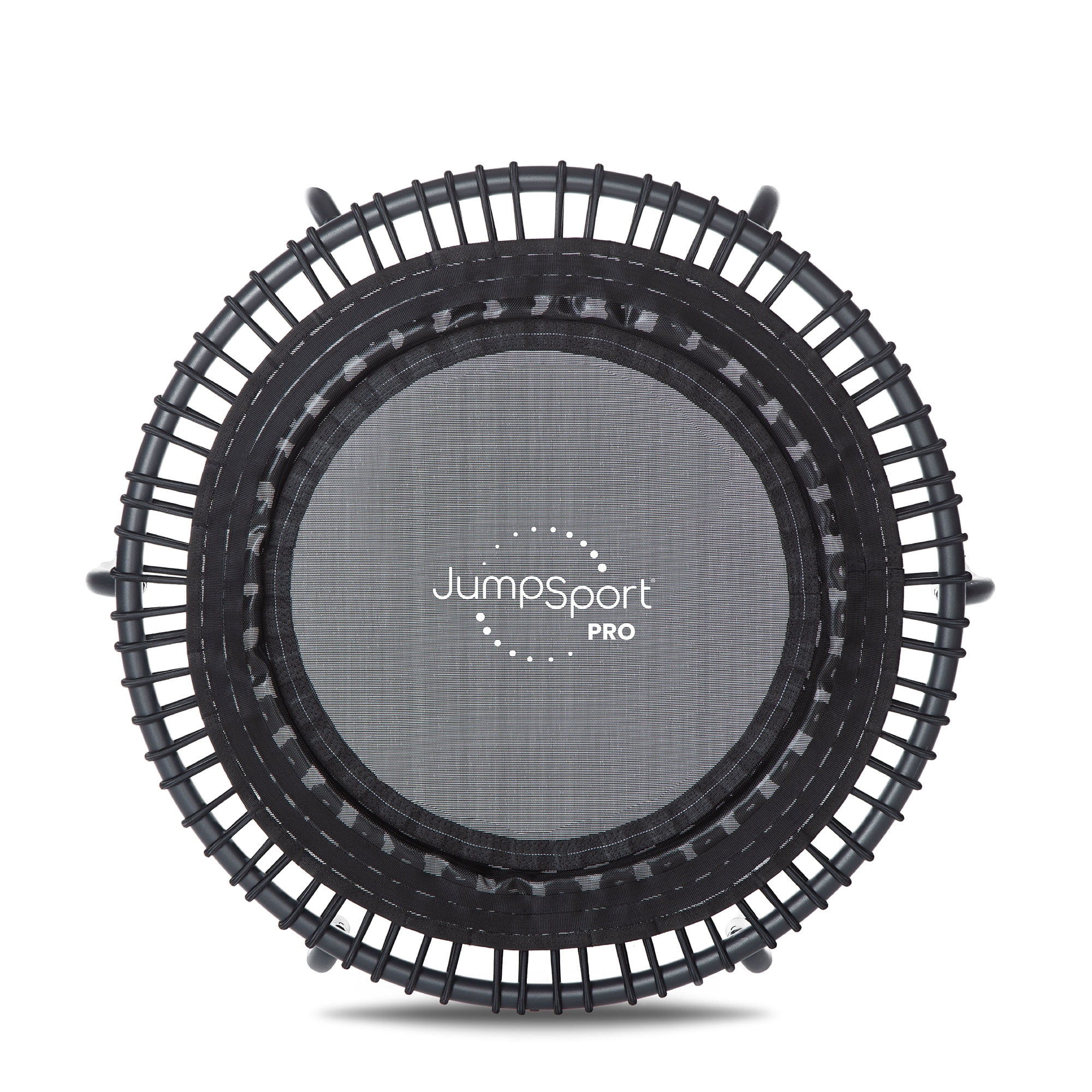 Black Round Heavy Duty Fitness Trampoline with Enclosure
