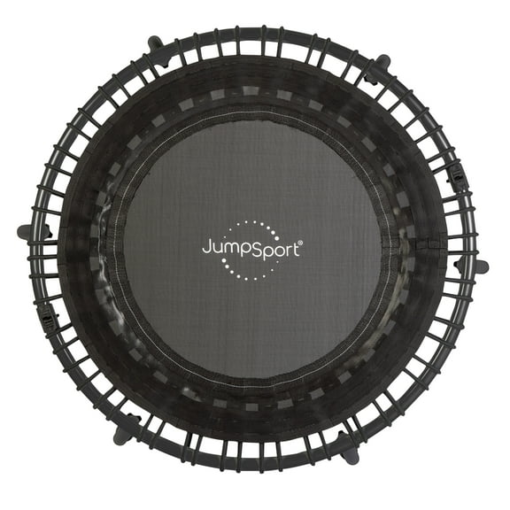 JumpSport 350f Indoor Lightweight 39-Inch Folding Fitness Trampoline, Black
