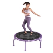 JumpSport 44" PRO Fitness Trampoline, Model 550 Exercise Rebounder, 325 lb Capacity Purple