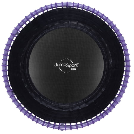 JumpSport 44" PRO Fitness Trampoline, Model 550 Exercise Rebounder, 325 lb Capacity Purple