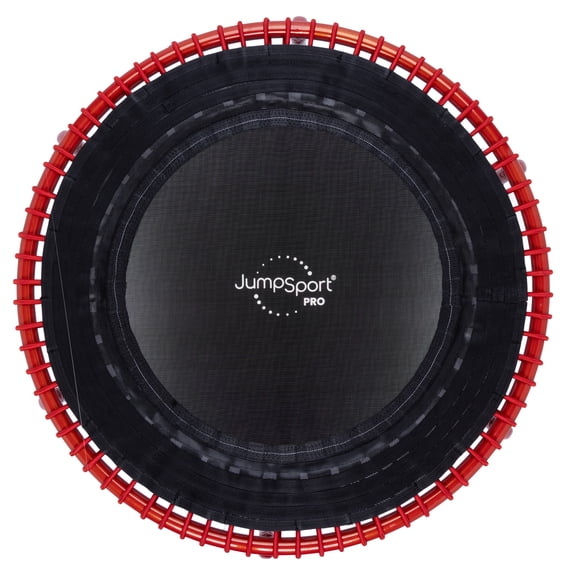 JumpSport 44" PRO Fitness Trampoline, Model 550 Exercise Rebounder w/ 325 lb Capacity, Red