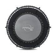 JumpSport 570 PRO Indoor Durable Lightweight 44in Fitness Trampoline, Black