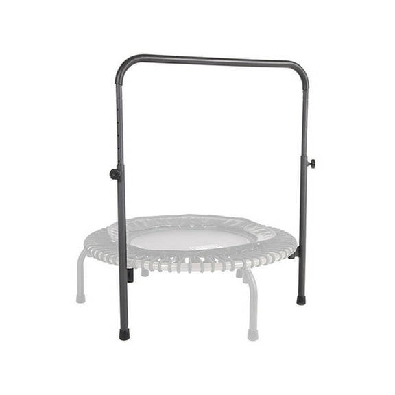 JumpSport Steel Padded Trampoline with Adjustable Handle Bar, Black, 8.82 lbs