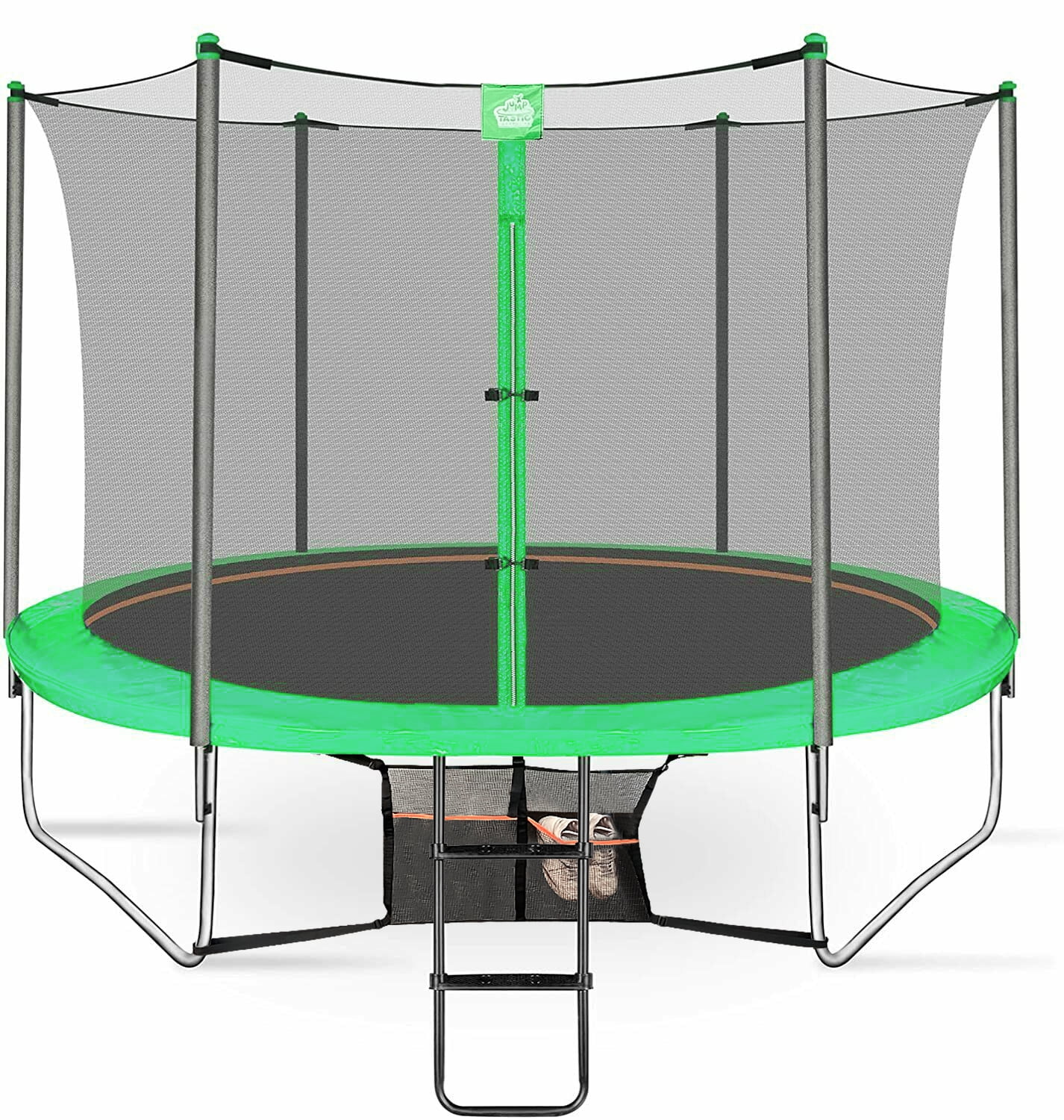 JumpTastic 10Ft Trampoline for Kids with Enclosure Safety