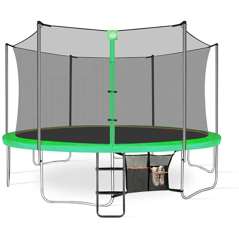 ◆jtwm◆ JumpTastic 14Ft Trampoline for Kids with Enclosure Safety