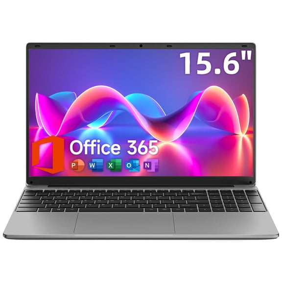 Jumper 15.6" Laptop, Intel Celeron 5205U, 4GB RAM, 128GB Storage, Windows 11 Home, 1-Year Office 365 Included