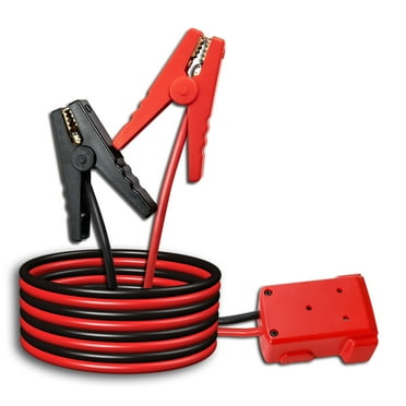 Jumper Cable Clamps for Milwaukee M18 18V Battery Jumper Starter, 8AWG Automotive Booster Cable