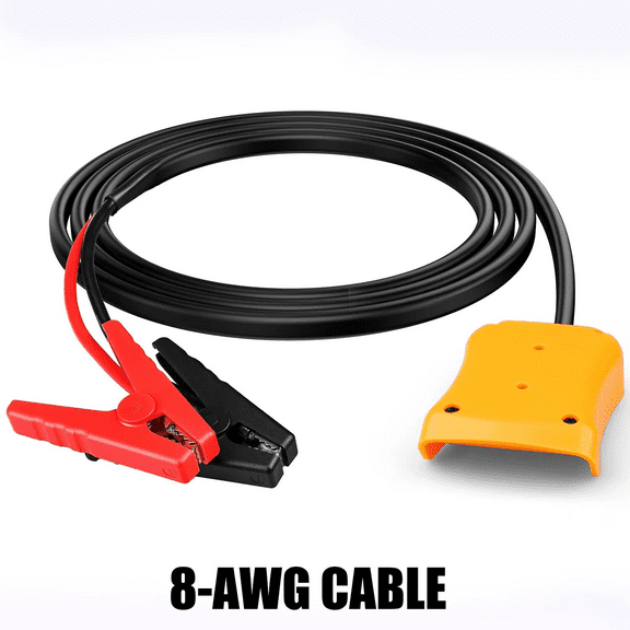 Jumper Cables for DeWalt 20V Batteries, 8AWG 5.9FT Automotive Booster Cables