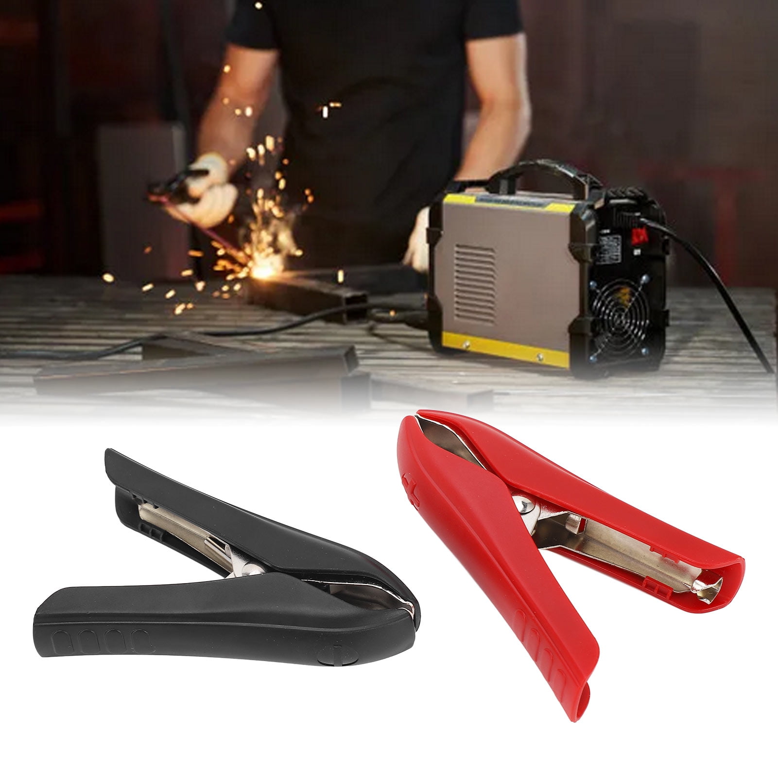 Jumper Cables Boost Clamp, Battery Clamp 1 Pair For Voltage Testers