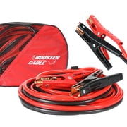 Jumper Cables for Car Battery，Heavy Duty Booster Cables for Jump Starting Dead or Weak Batteries, Emergency Start Cable for Car Van Truck with Carry Bag(8Gauge,10FT)