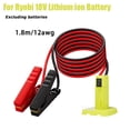 thumbnail image 1 of Jumper Cables for Ry*obi 18V Battery 6.0Ft Car Jump Starter Heavy Duty Clamp Automotive Booster Cables, 1 of 7