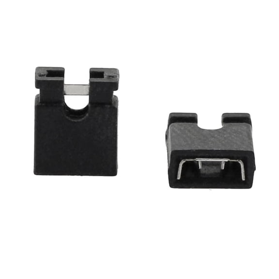 Jumper Cap 2.54mm Pitch Opening Black Multifunctional Shorting Cap Shorting Block Pin Jumper Connection Block