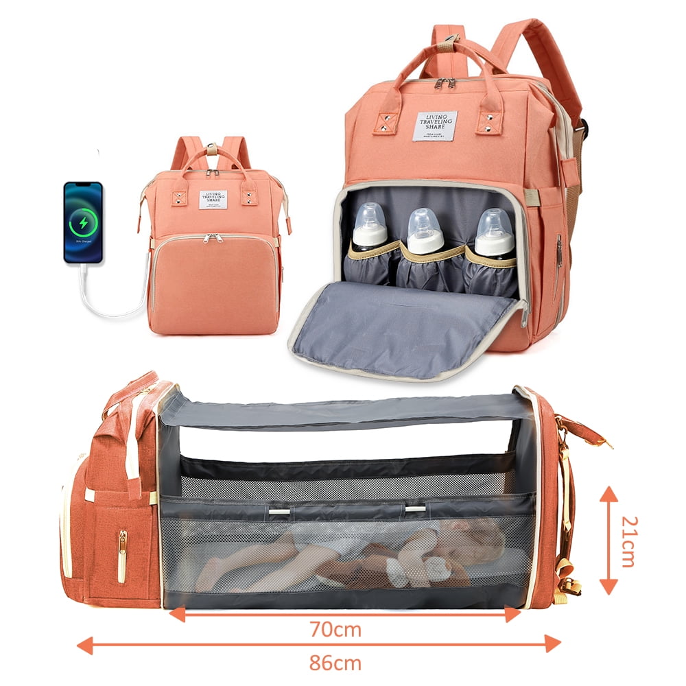 Portable Waterproof Diaper Bag Backpack with Jamaica Ubuy