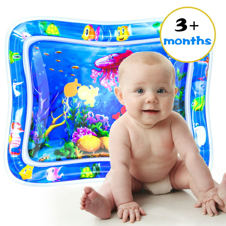 Yeeeasy Tummy Time Water Mat 丨Water Play Mat for Babies Inflatable Tummy  Time Water Play Mat for Infants and Toddlers 3 to 12 Months Promote