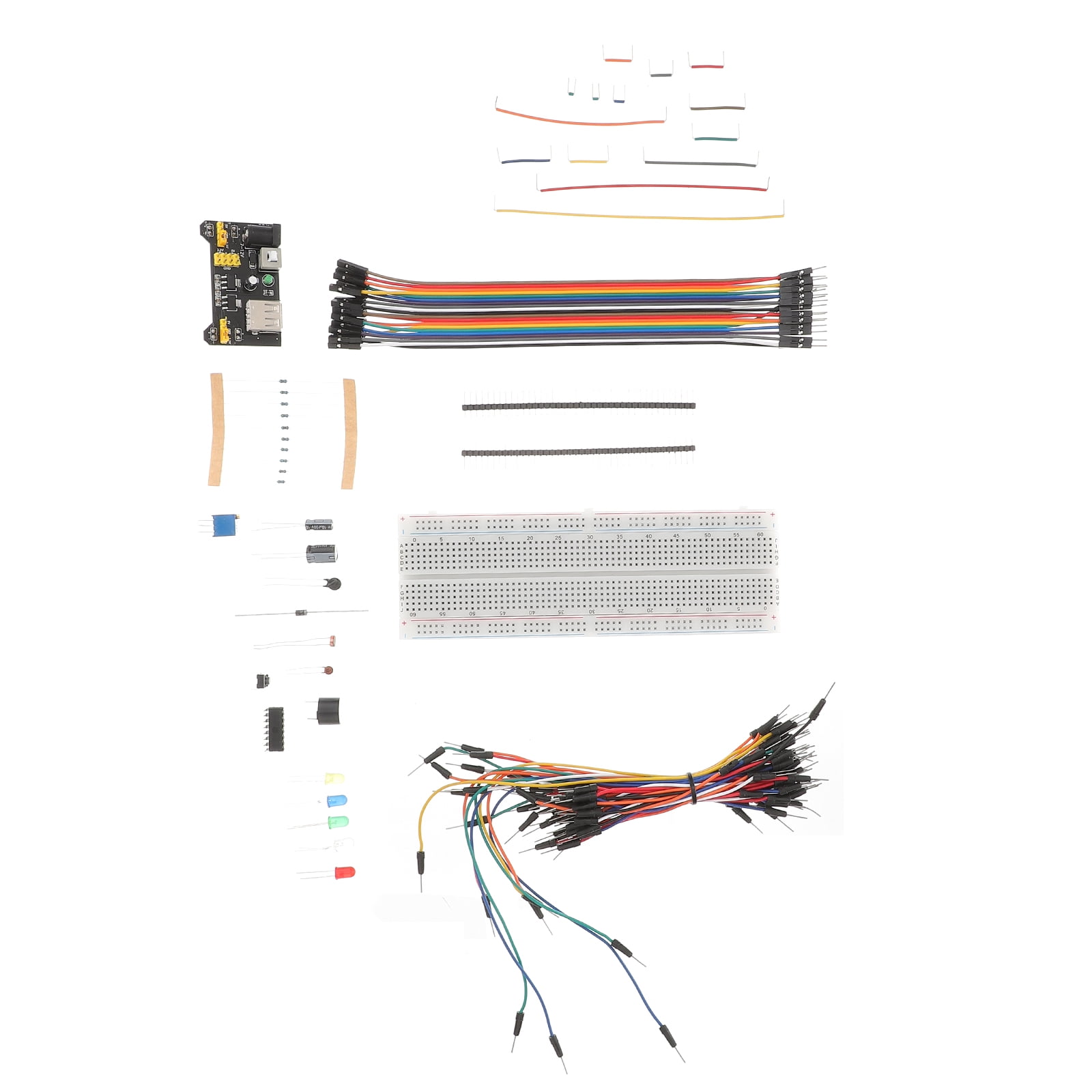 Jumper Wires for Prototyping Circuit R3 Element Car Bread Breadboard Kit Push Buttons Cables