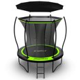 thumbnail image 1 of Jumpflex FLEX 8' Round Trampoline Outdoor Play Set with SMARTSHADE Canopy Cover, 1 of 10