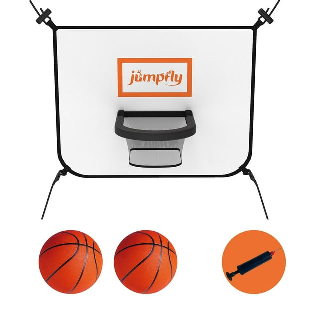 Jumpfly Trampoline Basketball Hoop for Kids Ages 6 and up - Trampoline ...