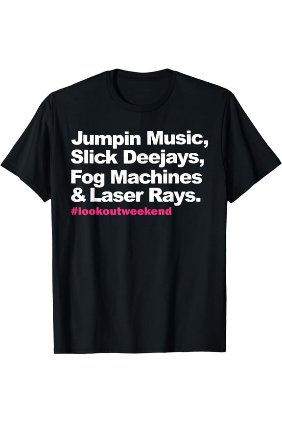 Jumpin Music Slick Deejays Fog Machines And Laser Rays Unisex S-5XL T-Shirt
