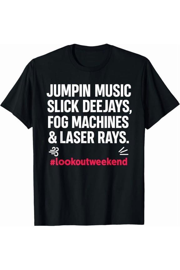 Jumpin Music Slick Deejays Party Vibes Retro Style T-Shirt, Unisex T-Shirt