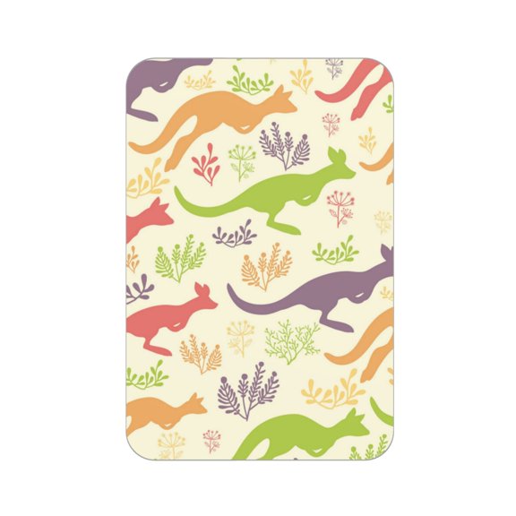 Jumping Animal Vintage Silhouette Acrylic Fridge Magnets Decorative Refrigerator Magnets for Kitchen Office Whiteboard Locker