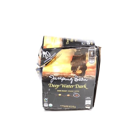 Jumping Bean Deep Water Dark Organic Single Serve Coffee Pods, 20ct {Imported from Canada}