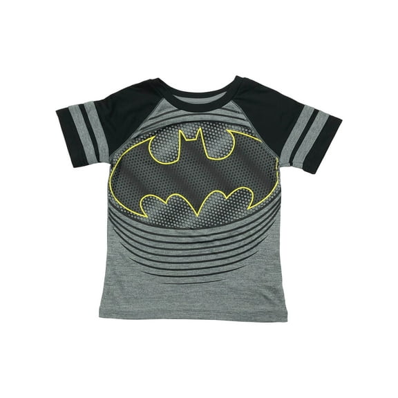 Jumping Beans Active Boys Short Sleeve Gray & Black Batman T-Shirt Silky Tee 7