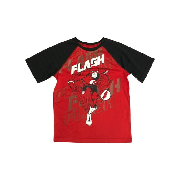 Jumping Beans Active Boys Silky Red Short Sleeve The Flash T-Shirt Tee Shirt 12