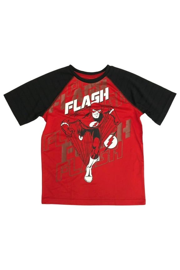 Jumping Beans Active Boys Silky Red Short Sleeve The Flash T-Shirt Tee Shirt 12