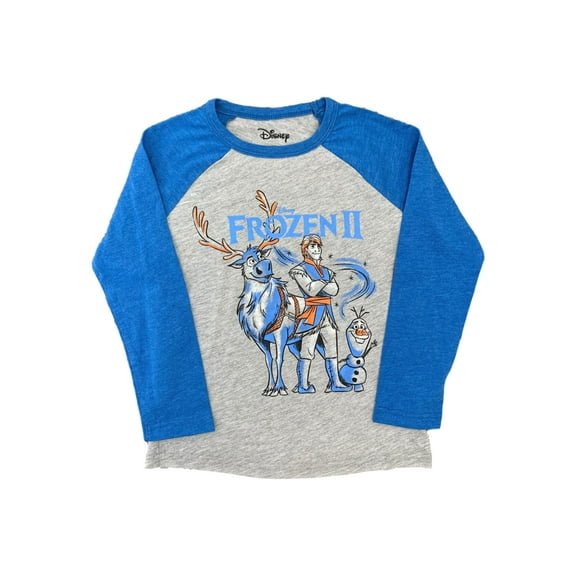 Jumping Beans Boys Disney Frozen 2 Kristoff Sven & Olaf Long Sleeve T-Shirt 12