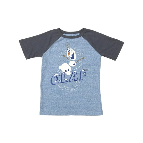 Jumping Beans Disney Frozen Boys Blue Olaf Snowman Tee Shirt T-Shirt 10