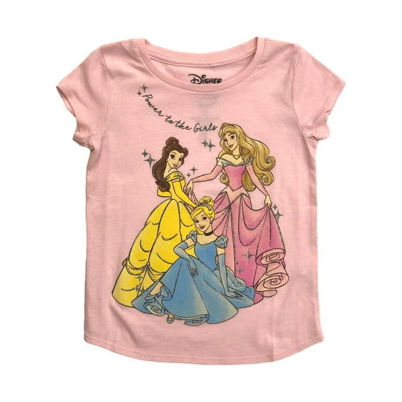 Jumping Beans Disney Princess Toddler Short Power To The Girls Tee T-Shirt 3T