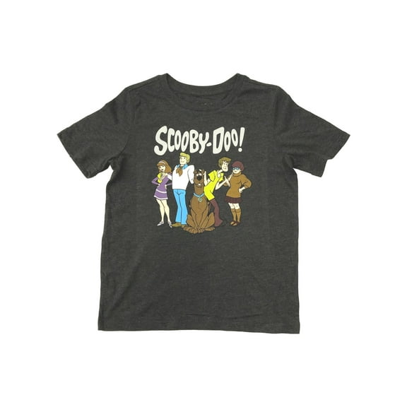 Jumping Beans Gray Short Scooby Doo Fred Velma & Shaggy T-Shirt Tee Shirt 8
