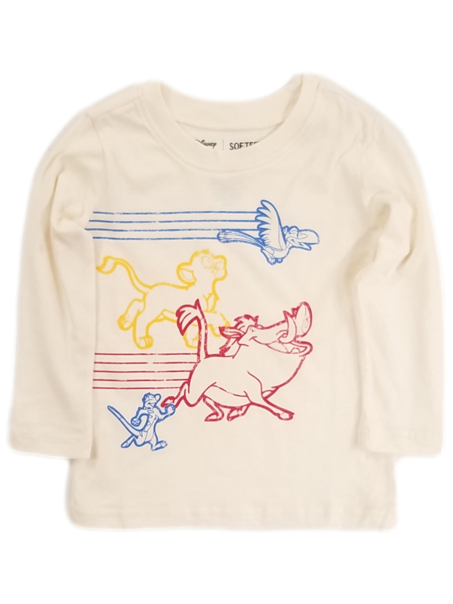 Jumping Beans Infant Boys Off White Long Sleeve Lion King Tee