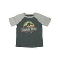 thumbnail image 1 of Jumping Beans Jurassic Park Toddler Boys Gray Short Sleeve Dinosaur Tee Shirt 4T, 1 of 1