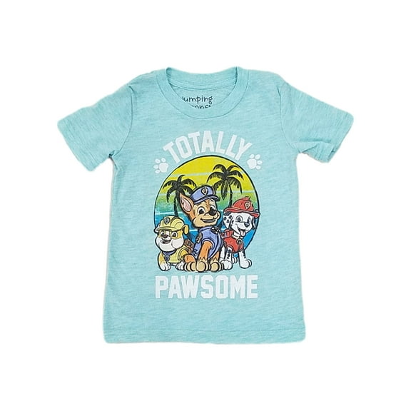 Jumping Beans Paw Patrol Toddler Boys Blue Totally Pawsome T-Shirt 5T