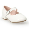 thumbnail image 1 of Jumping Beans® Sydni Toddler Girls' Dress Shoes Color: White Size: 11, 1 of 4