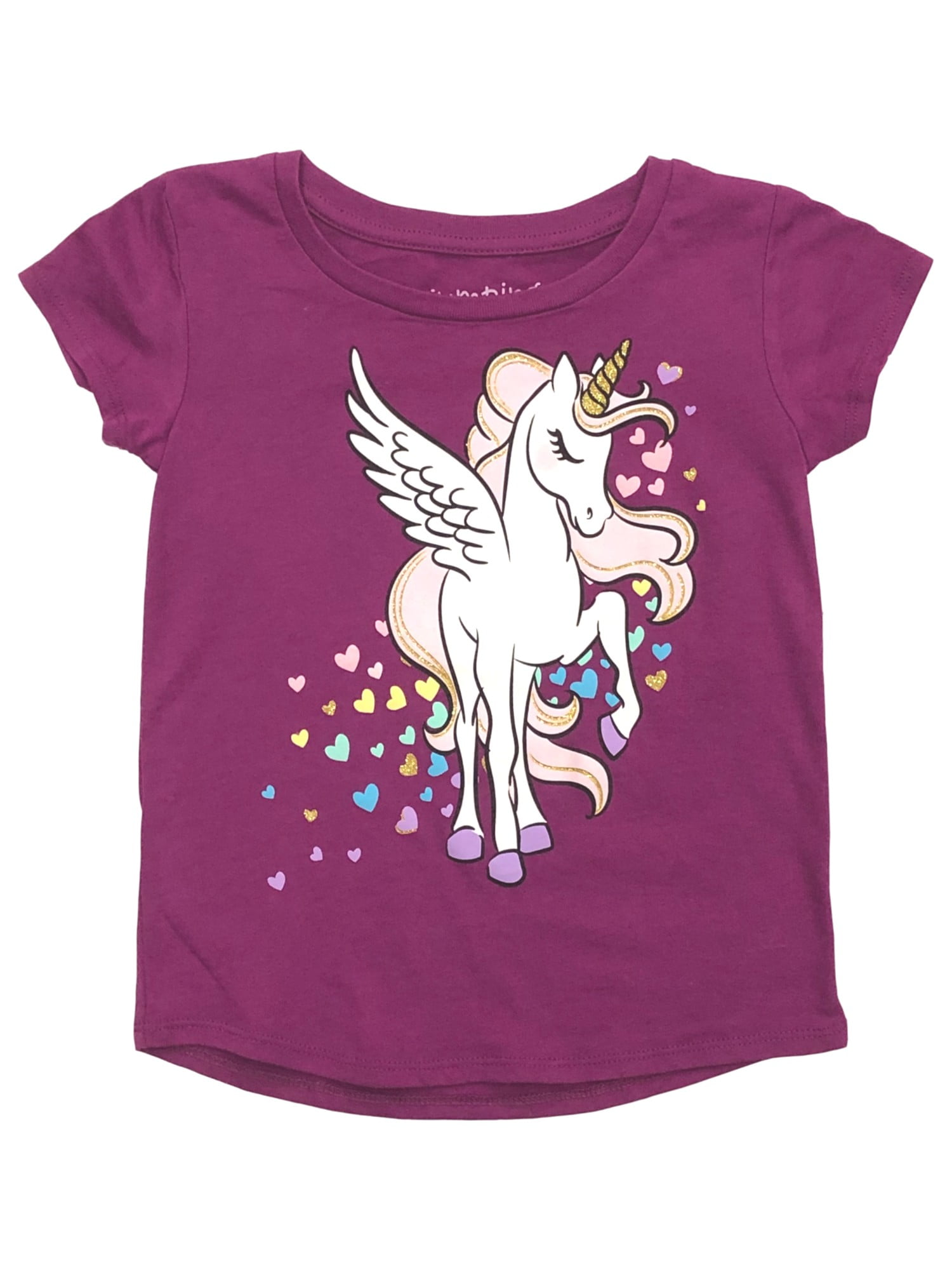 Junona - Girls Yellow Unicorn T-Shirt