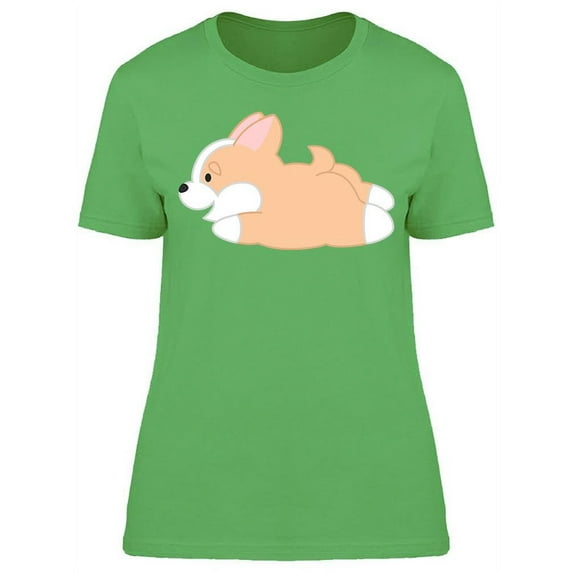 Jumping Corgi T-Shirt Women -Image by Shutterstock, Female 3X-Large