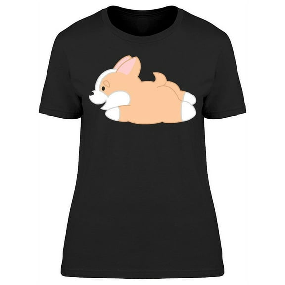 Jumping Corgi T-Shirt Women -Image by Shutterstock, Female Large