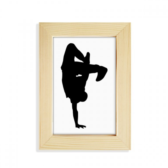Jumping Dancer Sports Breaking Desktop Display Photo Frame Picture Art Painting 5x7 inch